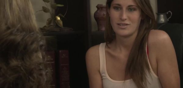 Brunette lesbo slapping co workers pussy - inxxx.com on poweredporn.com