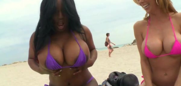 Foursome And Blacks FuckTeam Beach Time - theyarehuge.com on poweredporn.com