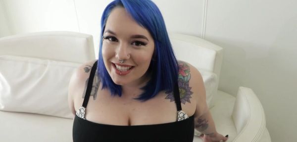 Sucked BBW Blue Hair POV - Alexxxis Allure - theyarehuge.com on poweredporn.com