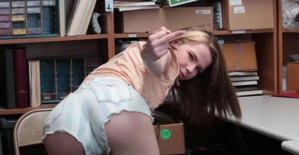 Alina's t*** titties bounce as Ryan pounds her from behind at the local shortie shop - alphaporno.com on poweredporn.com