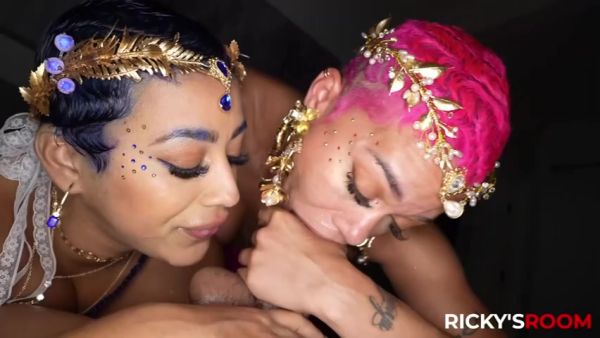 Ms Sapphire, Ricky Johnson And Jasamine Banks - Jasamine And Mss Missionary Video - desi-porntube.com - India on poweredporn.com