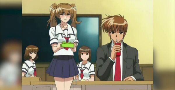 Big-boobed babe sucks cock in hentai scene - alphaporno.com on poweredporn.com