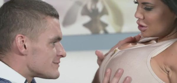 MOM Beautiful Milf with massive fake boobs gets fucked hard before creampie - inxxx.com - Britain on poweredporn.com