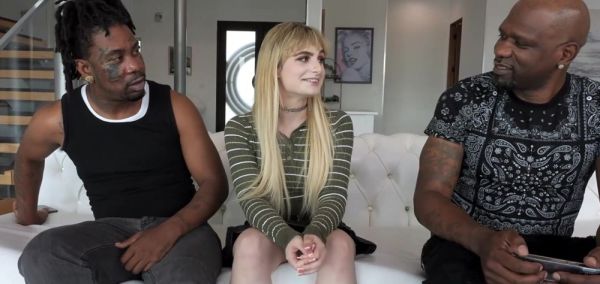 Blonde babe aint satisfied with just one big black cock - inxxx.com on poweredporn.com