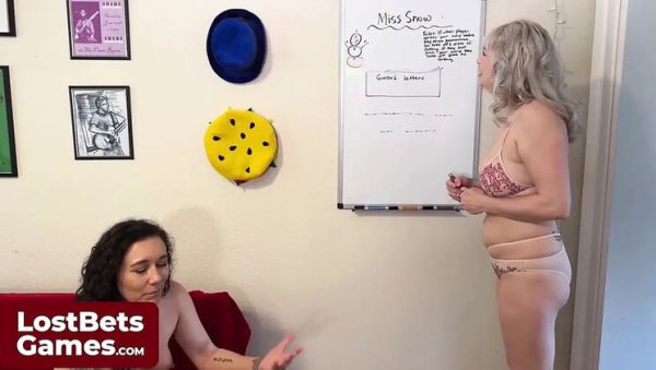 Naughty Word Game Strips Lesbians To Intercourse! - xxxfiles.com - Britain on poweredporn.com