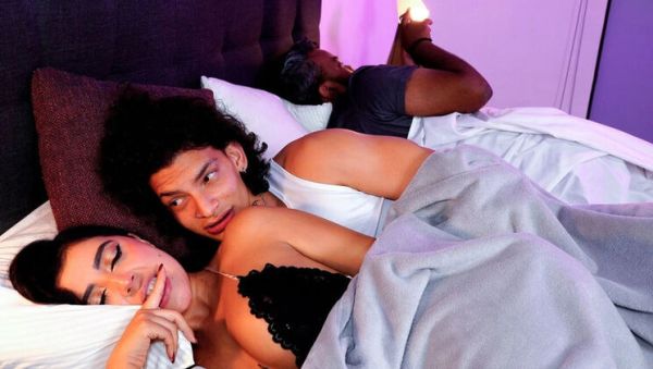 Stepson Helps Stepmom After Getting in Her Bed – Big Tits Latina MILF Blowjob - xxxfiles.com - Spain - Colombia on poweredporn.com