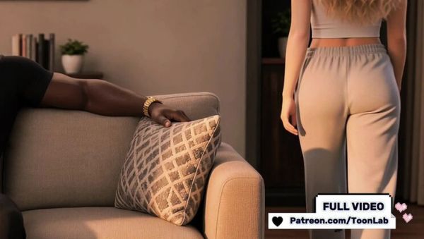 Black Stepdad POUNDS Sexy Blonde Stepdaughter’s Tight Pussy - veryfreeporn.com - Britain - Canada on poweredporn.com