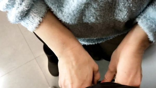 My Wife Pulled Me Into a Public Toilet Again and Made Me Blow My Load in Her Pantyhose POV - veryfreeporn.com on poweredporn.com