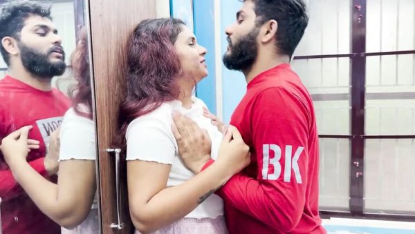 Step Sister and Step Brother Part 1: Hot Hard Romance in Bedroom with Long Lip Lock - porntry.com - India on poweredporn.com