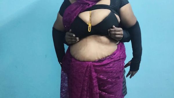 Desi Aunty Birthday Cheat with Office Staff – Tamil Manager Wife Doggy Romance - veryfreeporn.com - India on poweredporn.com