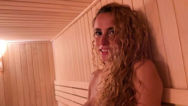 Valentino Roca cheats on his girlfriend with a horny Latina in the sauna – big ass blowjob and handjob - veryfreeporn.com - Spain - Argentina on poweredporn.com