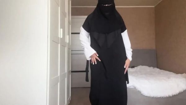 Curvy Arab MILF Lux Eva Rubs Her Big Tits and Wet Pussy in Black Lace - veryfreeporn.com on poweredporn.com