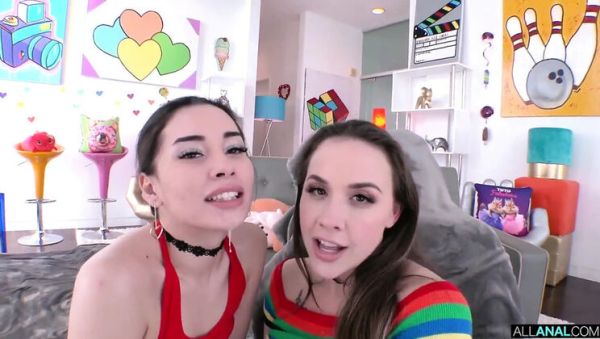 Chanel Preston and Aria Lee Take It Deep Anal and ATM Action - veryfreeporn.com - Britain on poweredporn.com