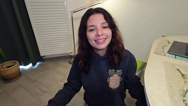 Hot stepsis trades her homework for a big cum load on her face - porntry.com - Spain on poweredporn.com