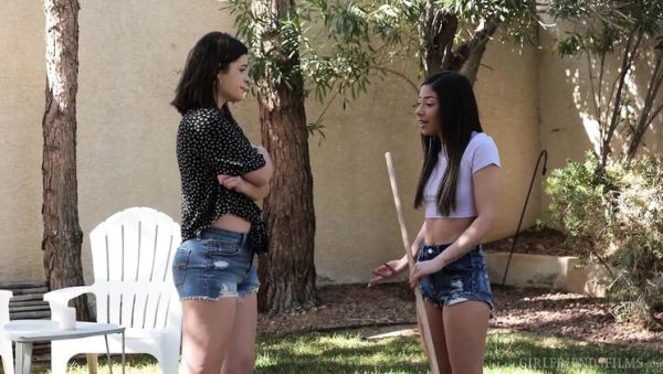 Dharma Jones and XxLayna Marie Get Fingered and Licked - Lesbian Scene 4 - porntry.com - Britain on poweredporn.com
