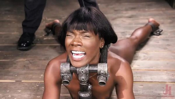 Ana Foxxx Gets Bound, Flogged, and Fucked by Machine Until She Cums - veryfreeporn.com - Britain on poweredporn.com