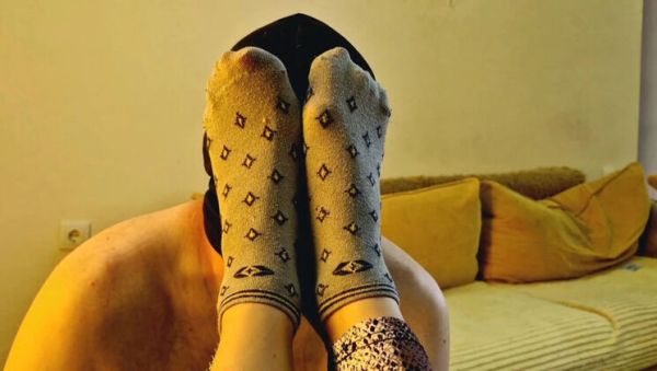 Dominatrix Nika Makes Her Slave Sniff Her Sweaty Socks After Boots Come Off - porntry.com - Russia - Britain on poweredporn.com