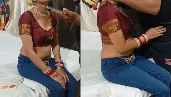 Makeup artist fucks hot new bride's pussy during makeover session - porntry.com - India - Pakistan on poweredporn.com