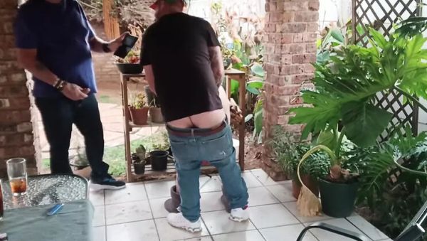 Amateur Threesome Fucking Our Stepsister in the Garden - veryfreeporn.com on poweredporn.com