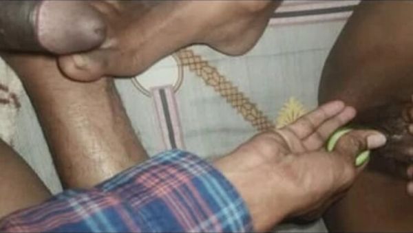 Young Desi Teen Rides Veggies Deep in Her Tight Pussy - Homemade Closeup - porntry.com - India on poweredporn.com