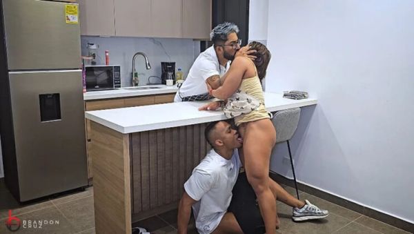 Cuckold Wife Fucks A Huge Black Cock While Husband Isn't Looking - Brandon Cruz & Selena Stone - veryfreeporn.com - Spain - Colombia on poweredporn.com