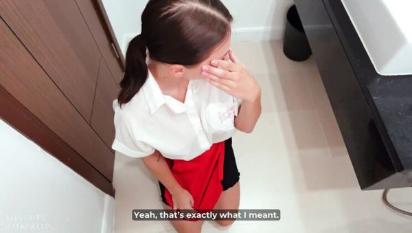 Waitress Messed Up the Order, Paid With Her Big Tits and Ass - porntry.com - Russia on poweredporn.com