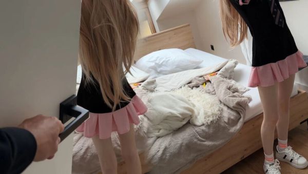 Skinny stepsister gets tight pussy fucked before school - porntry.com on poweredporn.com