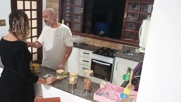 Hotwife Gets Anal Creampie in Bar Pantry - porntry.com - Portugal on poweredporn.com