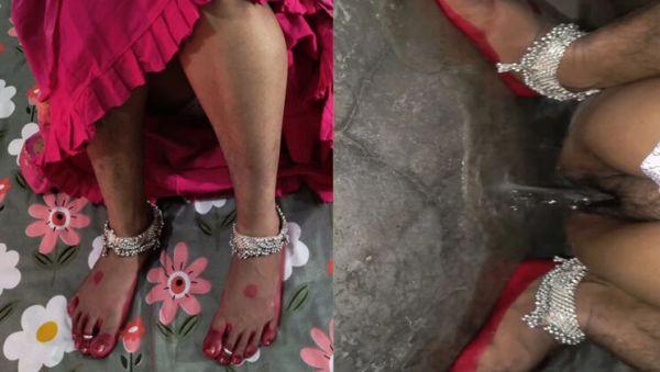 Desi Bhabhi Pissing Close Up – Hairy Pussy & Huge Ass Indian MILF - porntry.com - India on poweredporn.com