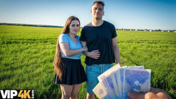 HUNT4K – Fucking Big Tits Girlfriend in Front of Cuckold Outdoors - porntry.com - Britain on poweredporn.com