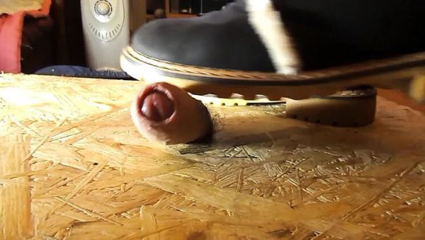 Domina crushes cock with high heels - porntry.com - Britain - Romania on poweredporn.com