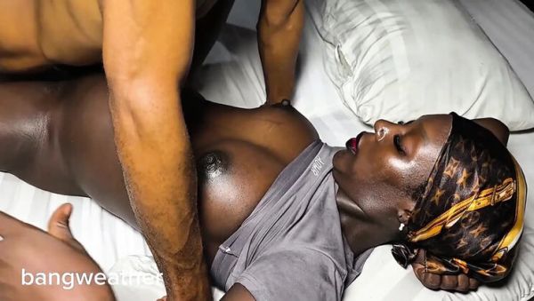 Ebony Amateur Rides Long Cock Like a Pro - porntry.com on poweredporn.com