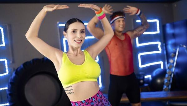Dance Coach Works A Big Hard Muscle - Nelly Kent And Liam Salvatore - upornia.com on poweredporn.com
