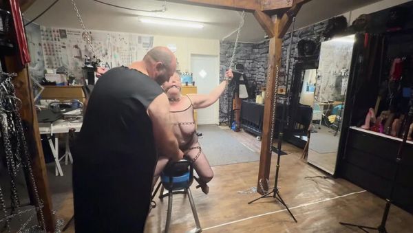 Lanista Bear Tries New Machine on Kitty Part 3 – Amateur BDSM Spanking Punishment - xxxfiles.com - Britain on poweredporn.com