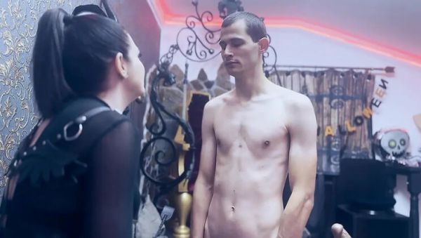 Mistress Zeida Spanks Balls with Heavy Dildos – Cruel CBT Gagging - porntry.com - Britain - Hungary - Romania on poweredporn.com
