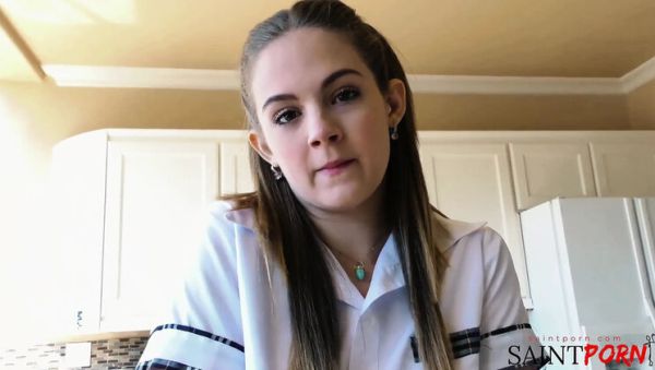 Devon Green in School Uniform Gets Deep Blowjob from Old Stepdad - porntry.com - Britain on poweredporn.com