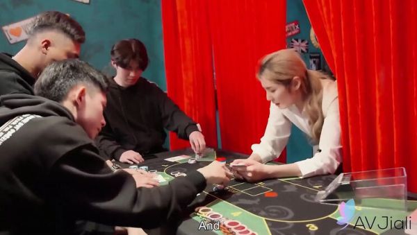Sexy Blonde Taiwan Girl Dealer Fucks Three Guys at Work - porntry.com - China - Taiwan on poweredporn.com