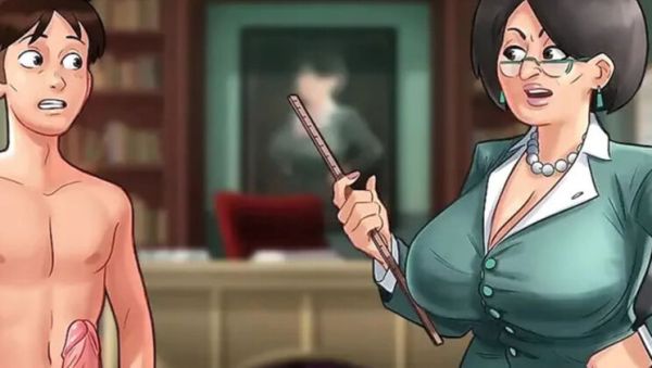 Summertime Saga: My College Principal Caught Me Jerking Off in Class - veryfreeporn.com - India on poweredporn.com