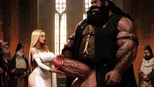Big Black Warriors Ravage European Maidens in Medieval Castle - xxxfiles.com - Britain on poweredporn.com