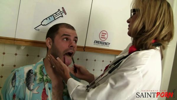 Horny Doctor Fucks Her Patient Hard for Relief - porntry.com - Britain on poweredporn.com