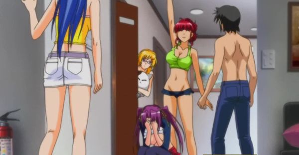 Blondes with big boobs in a steamy anime threesome on the bed - alphaporno.com on poweredporn.com