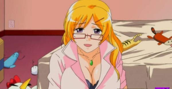 Blondie's big boobies bounce in cartoony hentai fuck fest on the cobalt sheets - alphaporno.com on poweredporn.com
