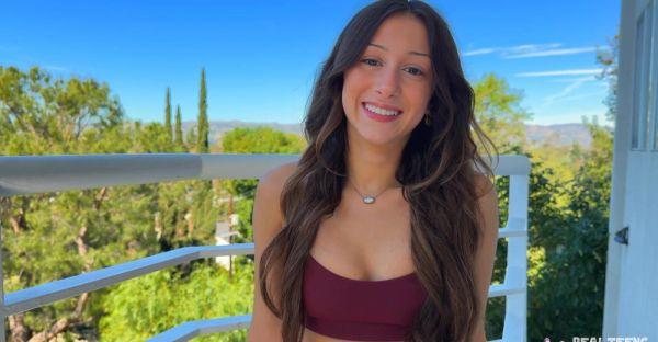 Skinny Alex Jett and gorgeous Livi Blossom indulge in a steamy POV encounter on the couch - alphaporno.com on poweredporn.com